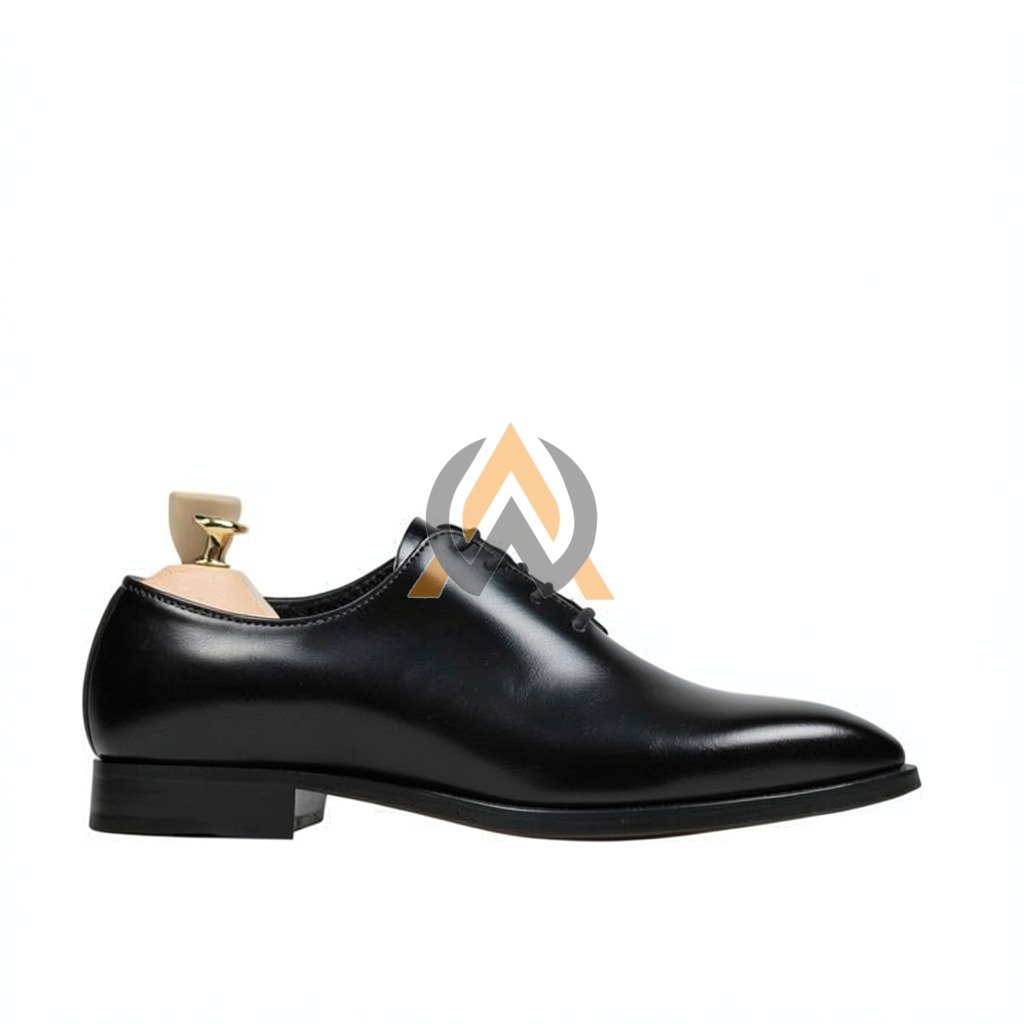 Men’s Cognac Patina Wholecut Oxford Shoes – Made to Order view 1
